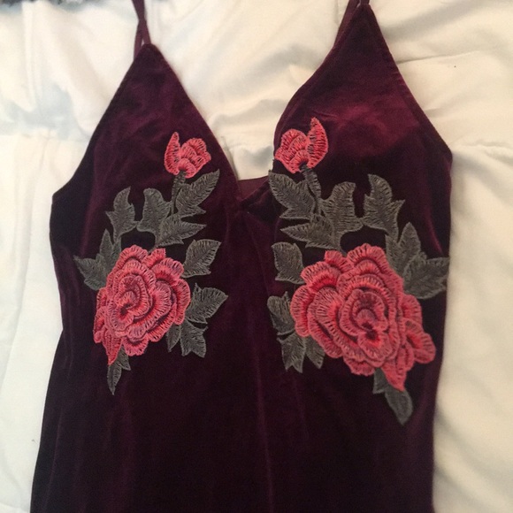 Dresses & Skirts - Maroon Suede Dress
*Accepting Offers DM*